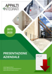 Copertina della presentazione aziendale Appalti Integrati